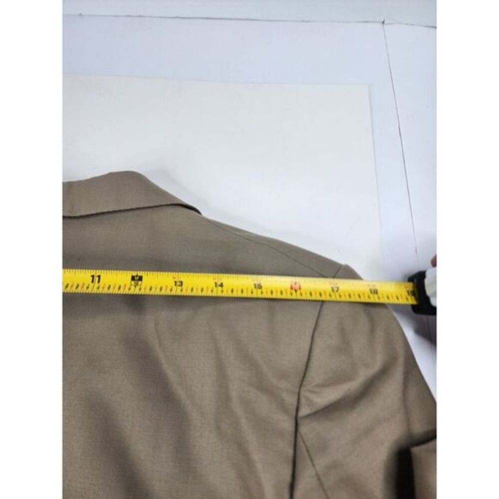YSL Yves Saint Laurent Men Surgical Cuff Blazer Brown Jacket‎ 38 Made In France - Picture 13 of 16